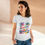 Thumbnail: Women's Summer Vibes Tropical Soft Cotton T-shirt Fun Casual Positive Wear