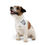 Thumbnail: Stay Positive White Pet Bandana Collar - Dog Good Vibes for Happy Pets