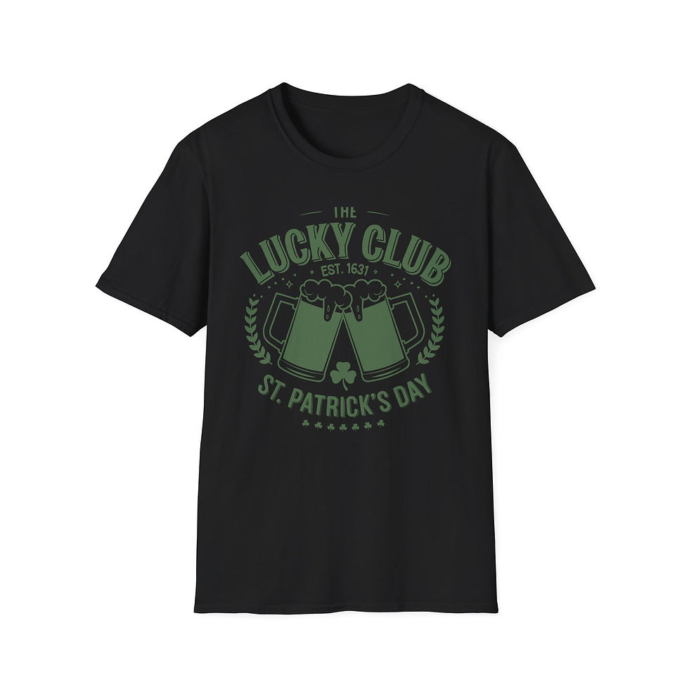 Thumbnail: St. Patrick's Day Lucky Club Women's Softstyle T-Shirt for Positive Vibes