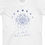Thumbnail: Just Breathe Blue Lotus Design V-Neck Tee for Mindfulness & Yoga Enthusiasts