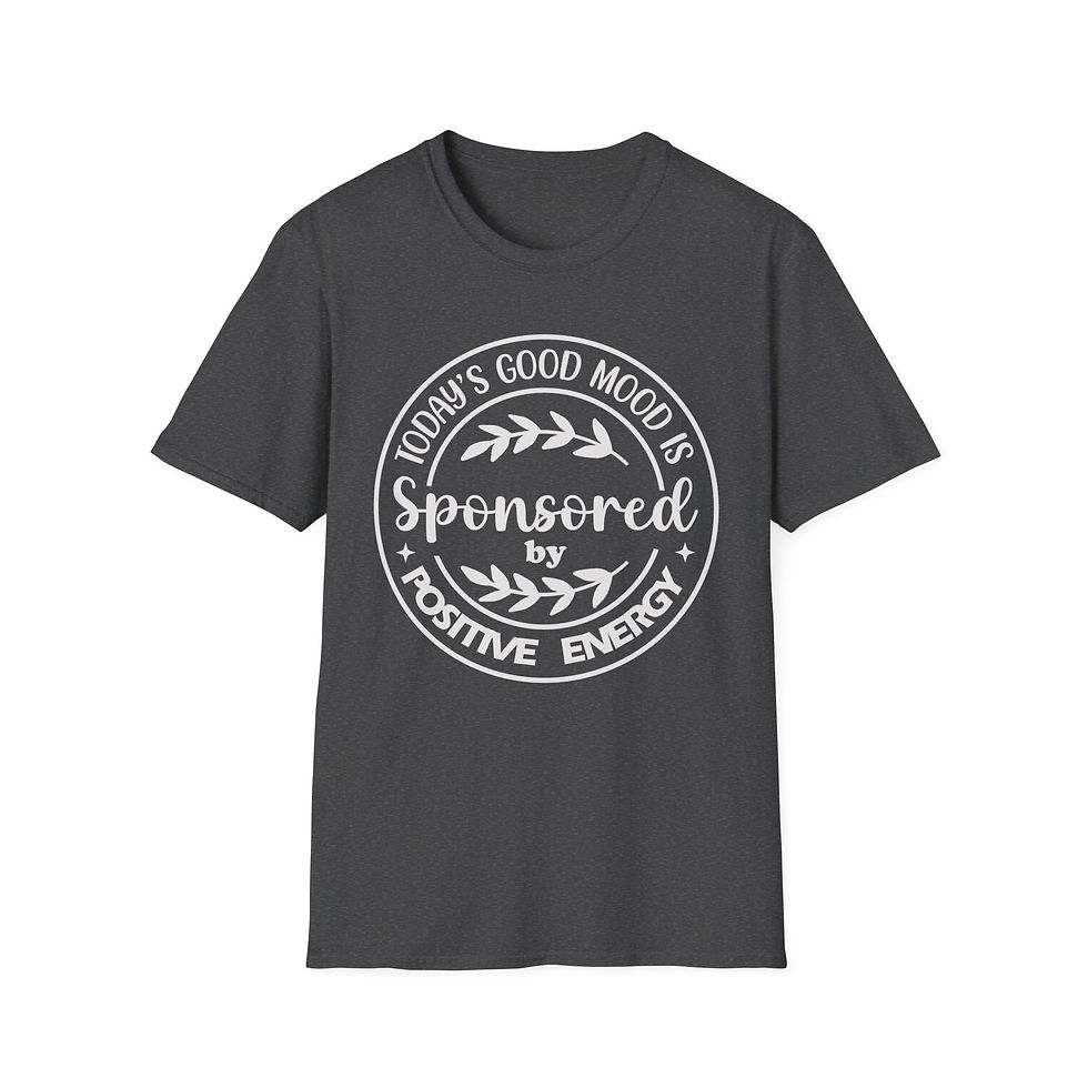 Thumbnail: Men's Positive Energy Sponsor T-Shirt – Feel Good Vibes Today
