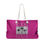 Thumbnail: Miami Beach Weekender Bag - Stylish Pink Summer Tote for Travel & Beach Vibes