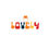 Thumbnail: Motivating Colorful 'Lovely' Kiss-Cut Stickers for Positivity Accessories