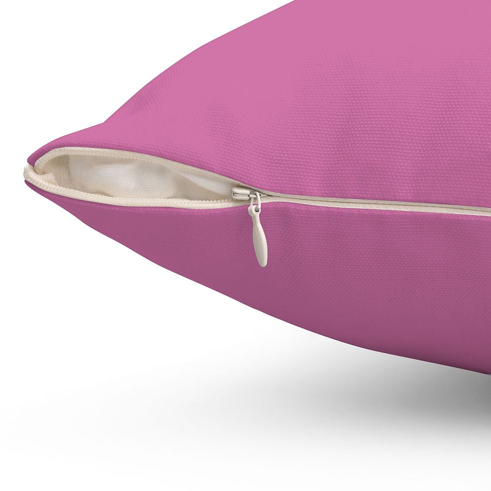 Thumbnail: Pink Stay Positive Decorative Pillow - Inspirational Positive Vibes Home Decor