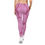 Thumbnail: Vibrant Pink Patterned Women's Casual Leggings - Comfortable Everyday Wear