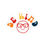Thumbnail: Be Kind Kiss-Cut Stickers - Positive Vibe Reminder & Cool Aesthetic Stickers