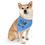 Thumbnail: Cute Dog Blue Bandana Collar - Let's Paw-ty - Perfect for Pets Fun Vibes
