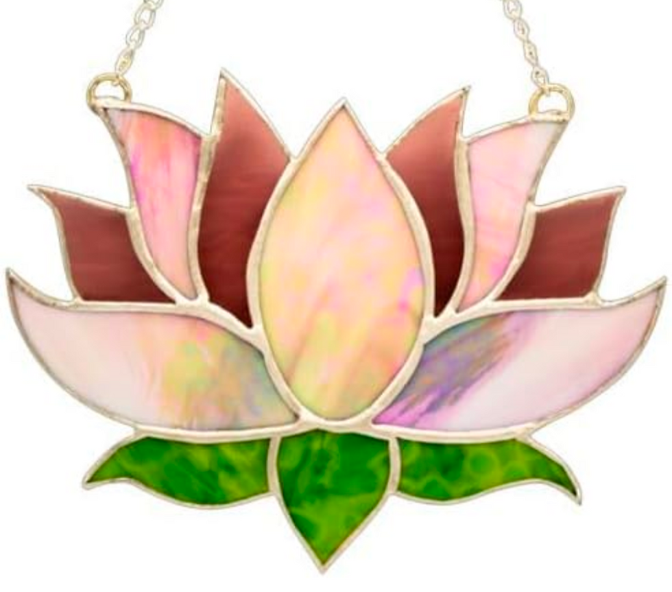 Stained Glass Lotus