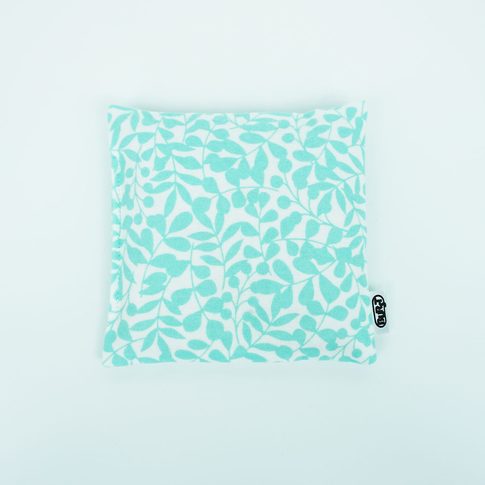 Miniaturbild: epigeal (light blue) - Körnerkissen/ Wärmekissen aus Bio-Baumwolle