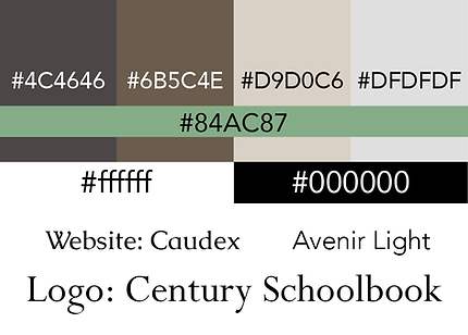 The Do or Die Publishing website color scheme (including HEX codes) and fontface.