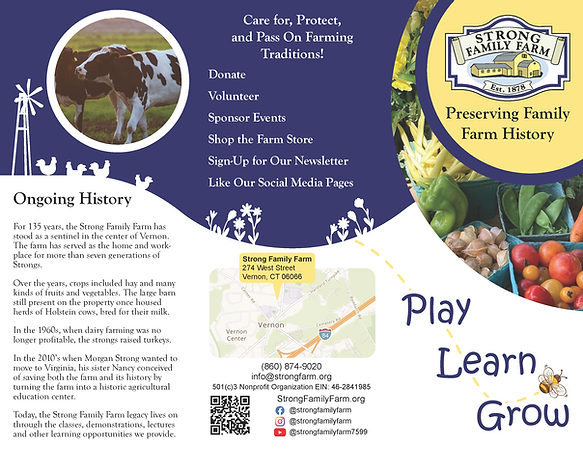 Second draft of the outer brochure design.