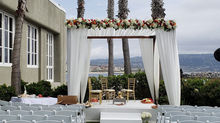 Indian wedding Mandap Portofino Hotel