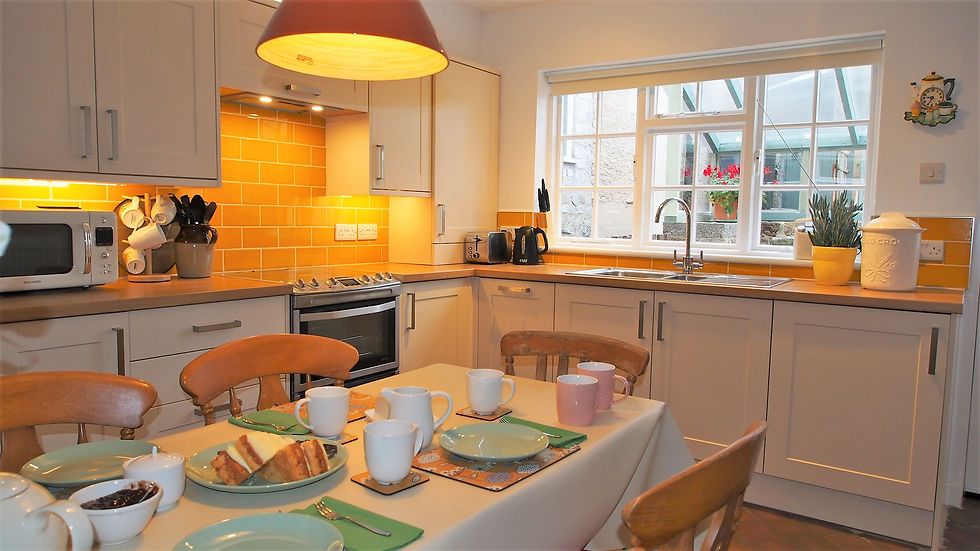 Spacious fully equipped kitchen