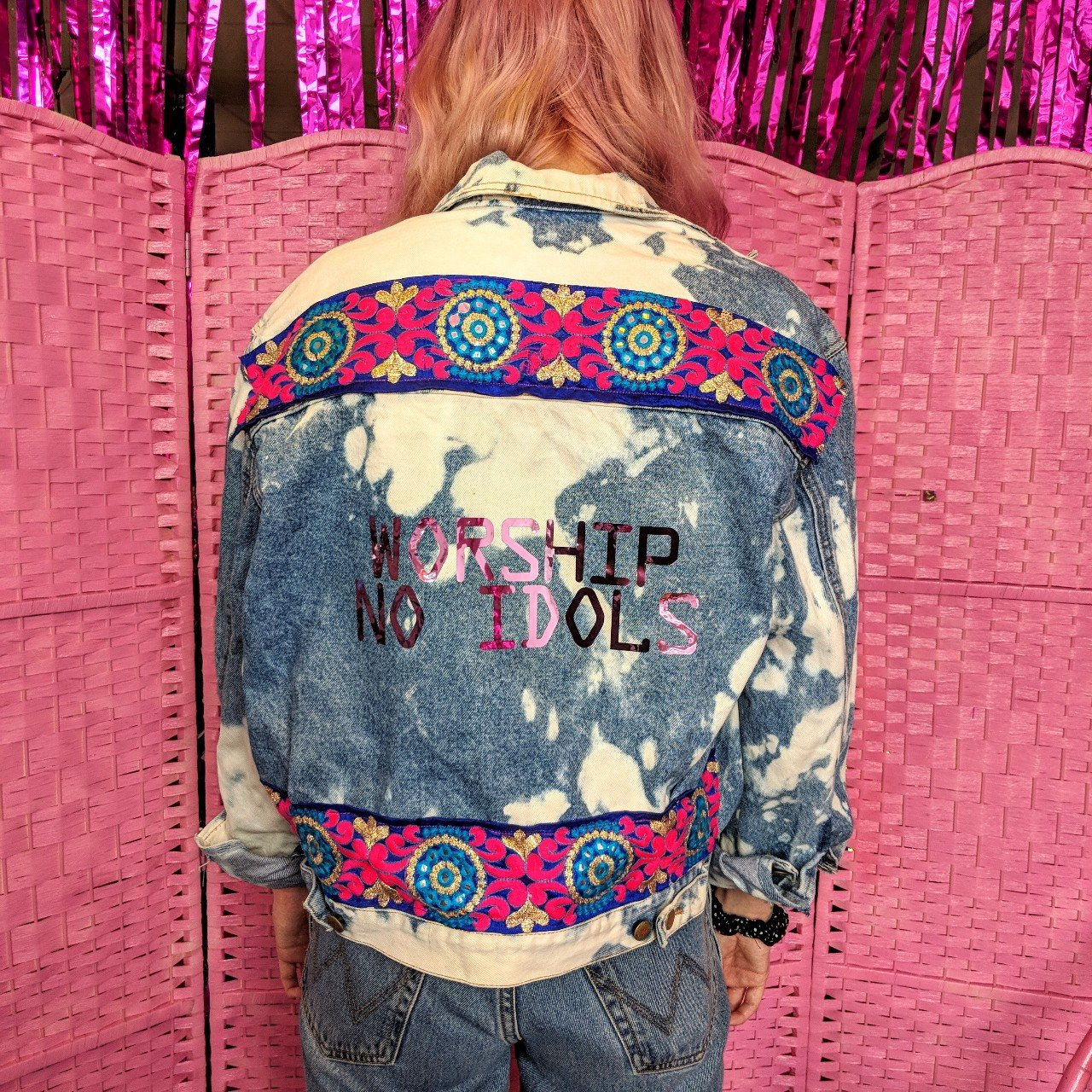 Worship No Idols Denim Jacket