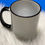Thumbnail: 11oz White w/Black trim Mug For personalization
