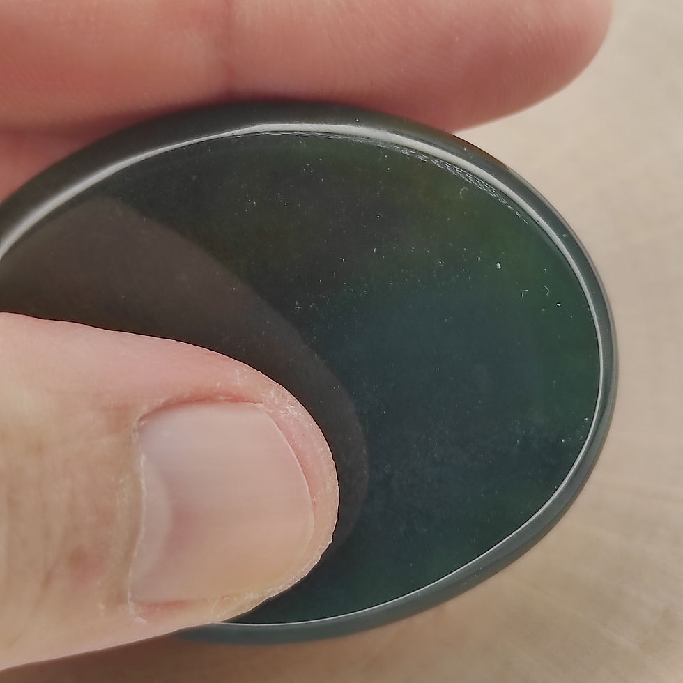 Miniature : Galet de Présence : Agate Mousse