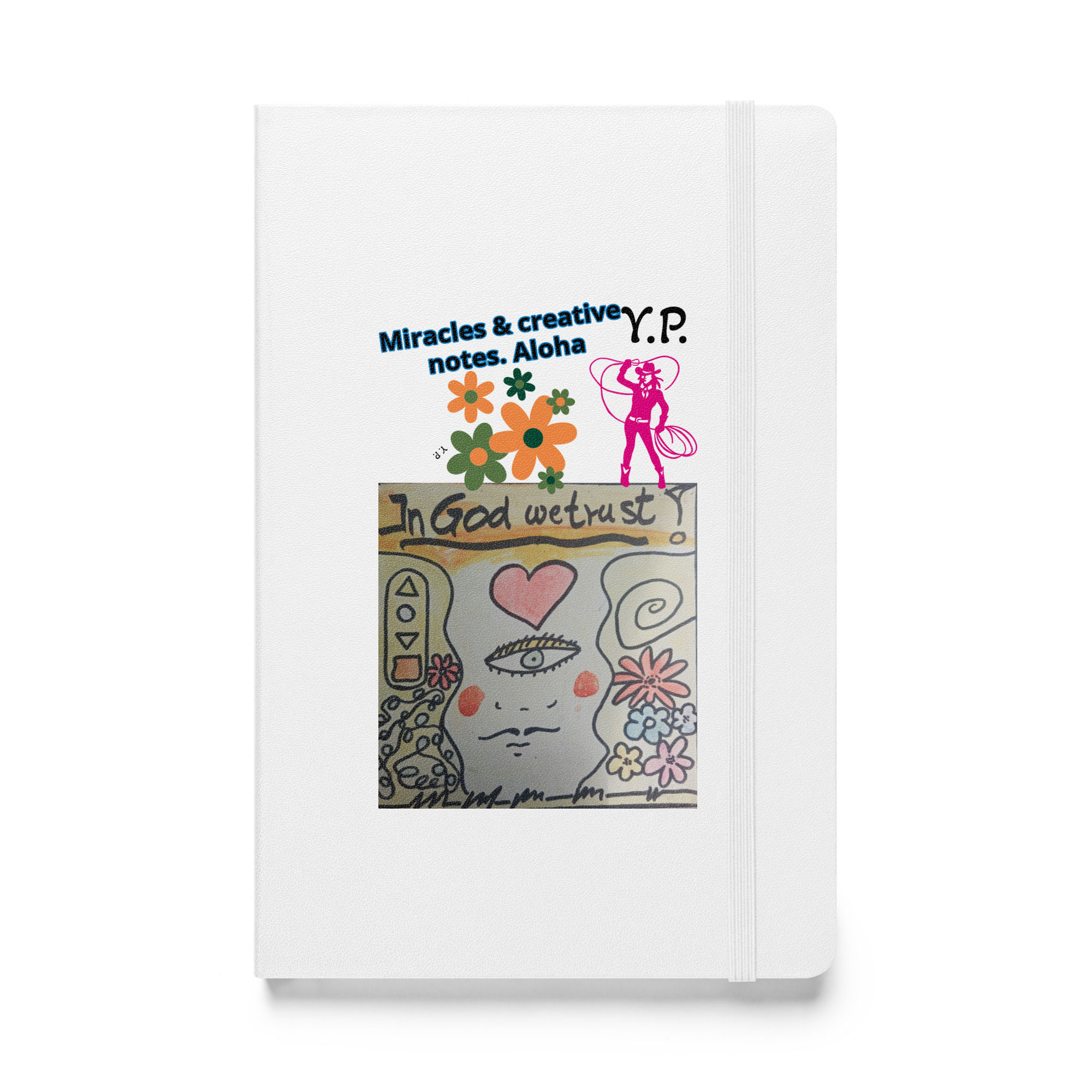 Hardcover bound notebook