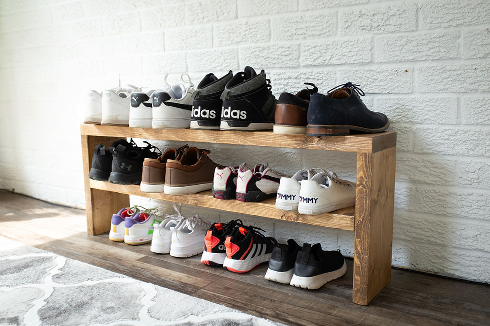 Thumbnail: Wood Shoe Rack, Wood Bench, Storage solutions, Plant Stand