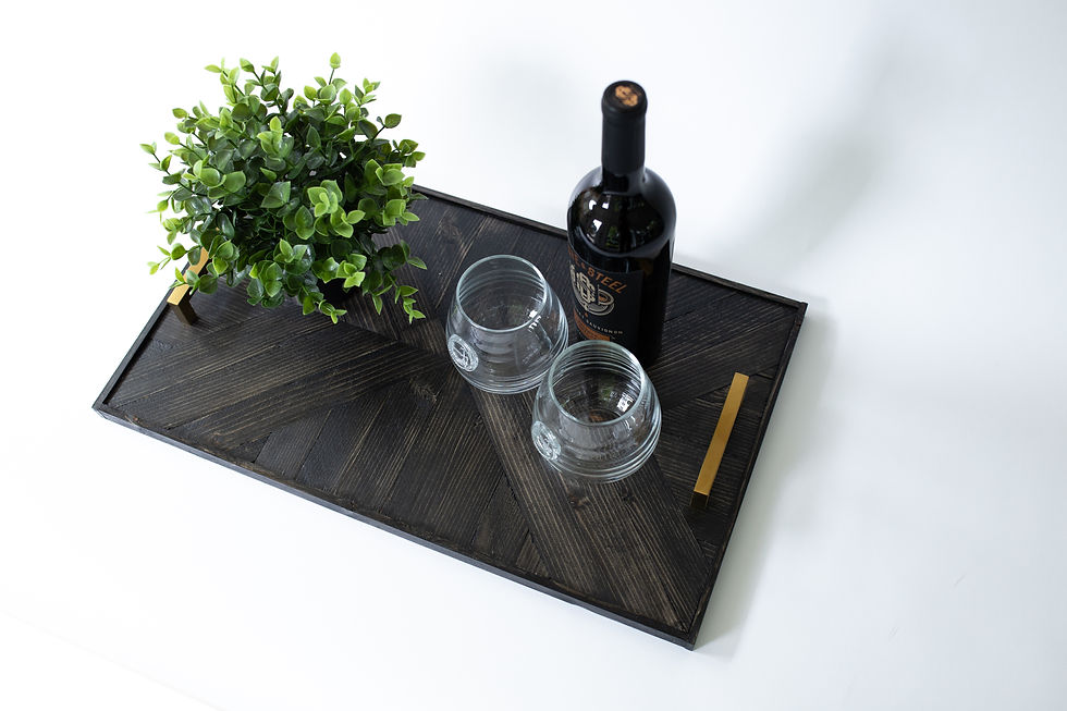 Thumbnail: Wood Serving Tray with Handles