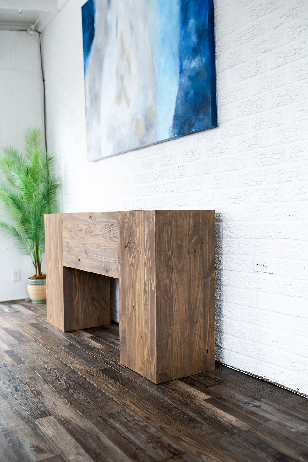Thumbnail: chunky console table