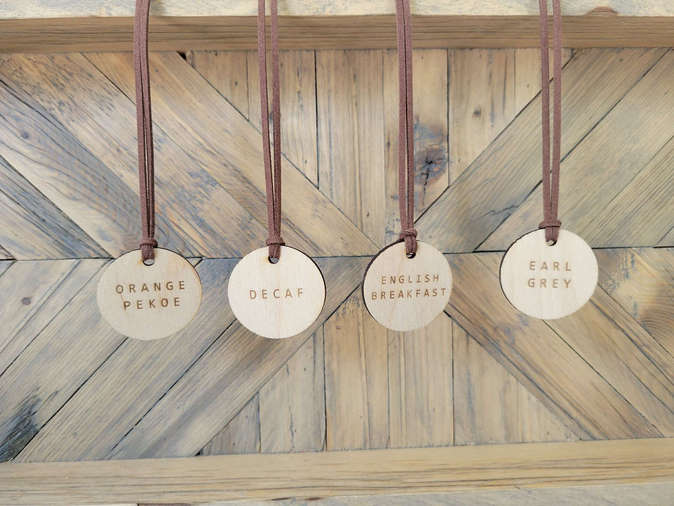 Thumbnail: Tea and Coffee Jar tags 