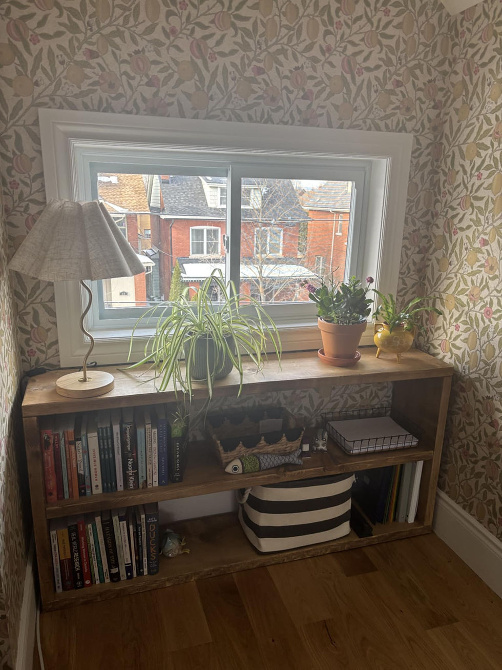Thumbnail: Rustic 3-tier Wood Shelf