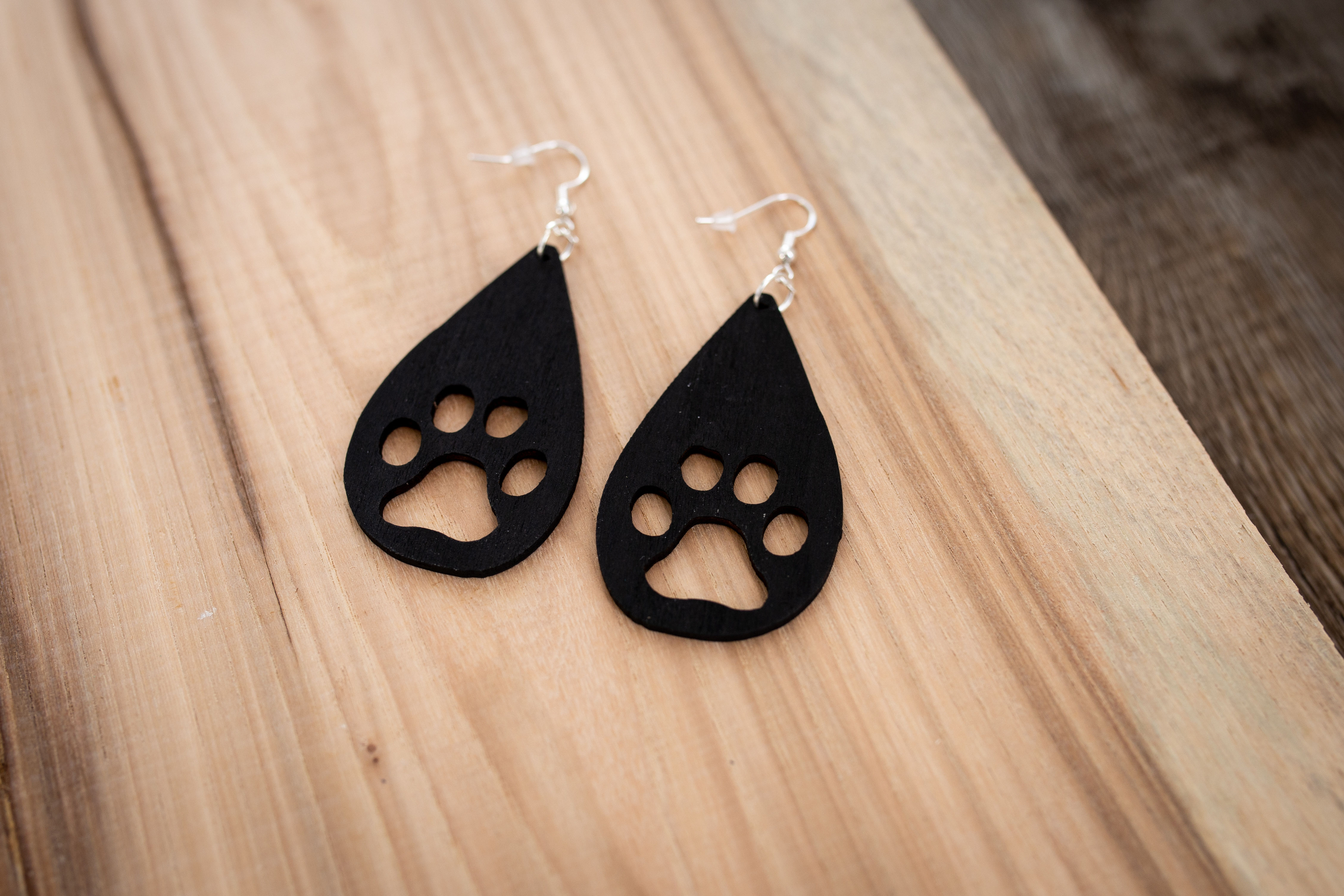 Paw Print Earrings