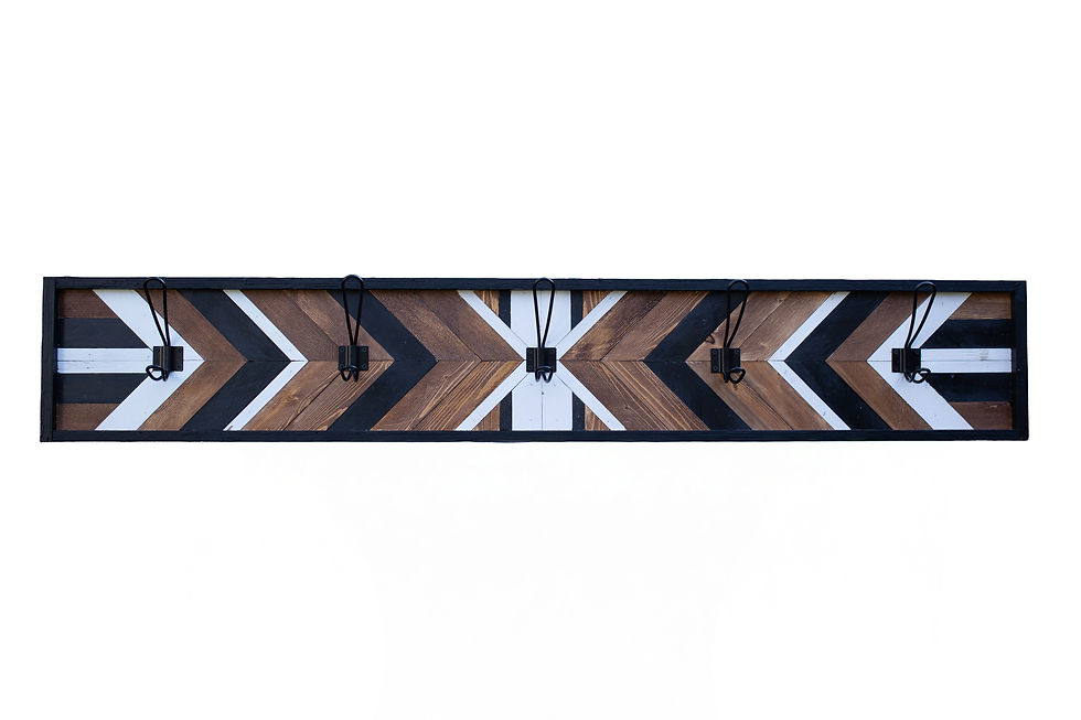 Thumbnail: Entryway Organizer, Wall Mounted Coat and Towel Rack