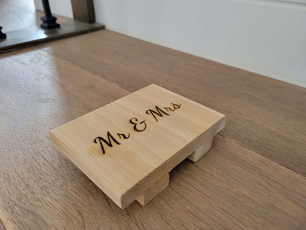 Thumbnail: Cedar Soap Tray With Feet