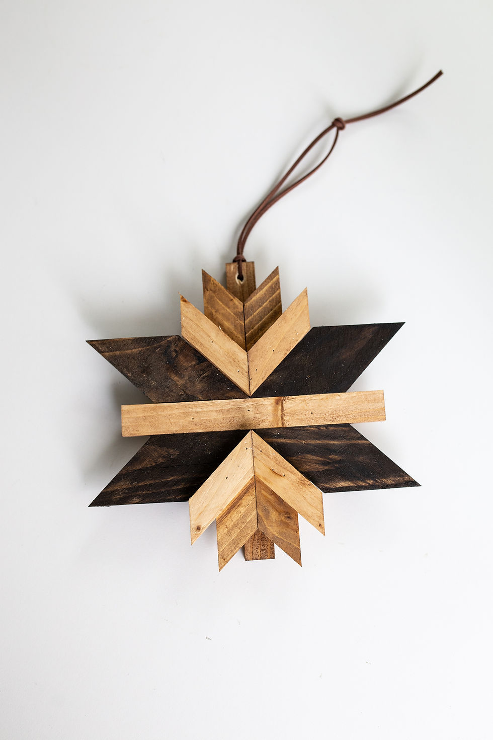 Thumbnail: Wood Mosaic Snowflake