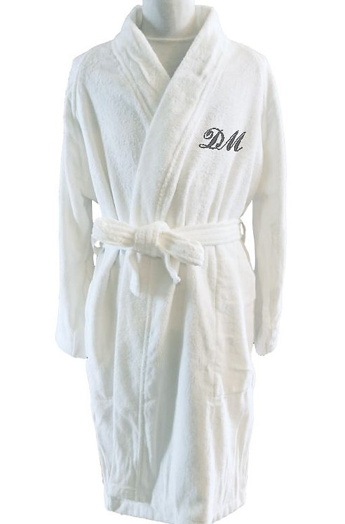 peignoir initiales