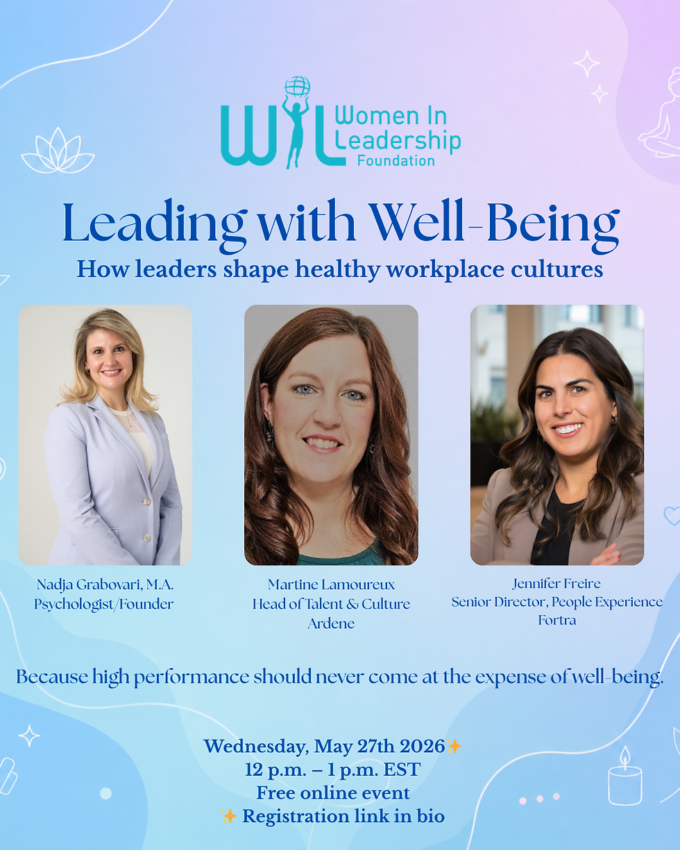 Leading with Well-Being