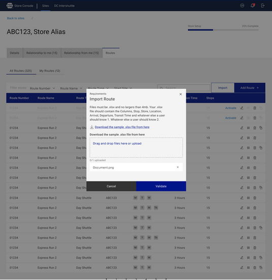 All route- import 3