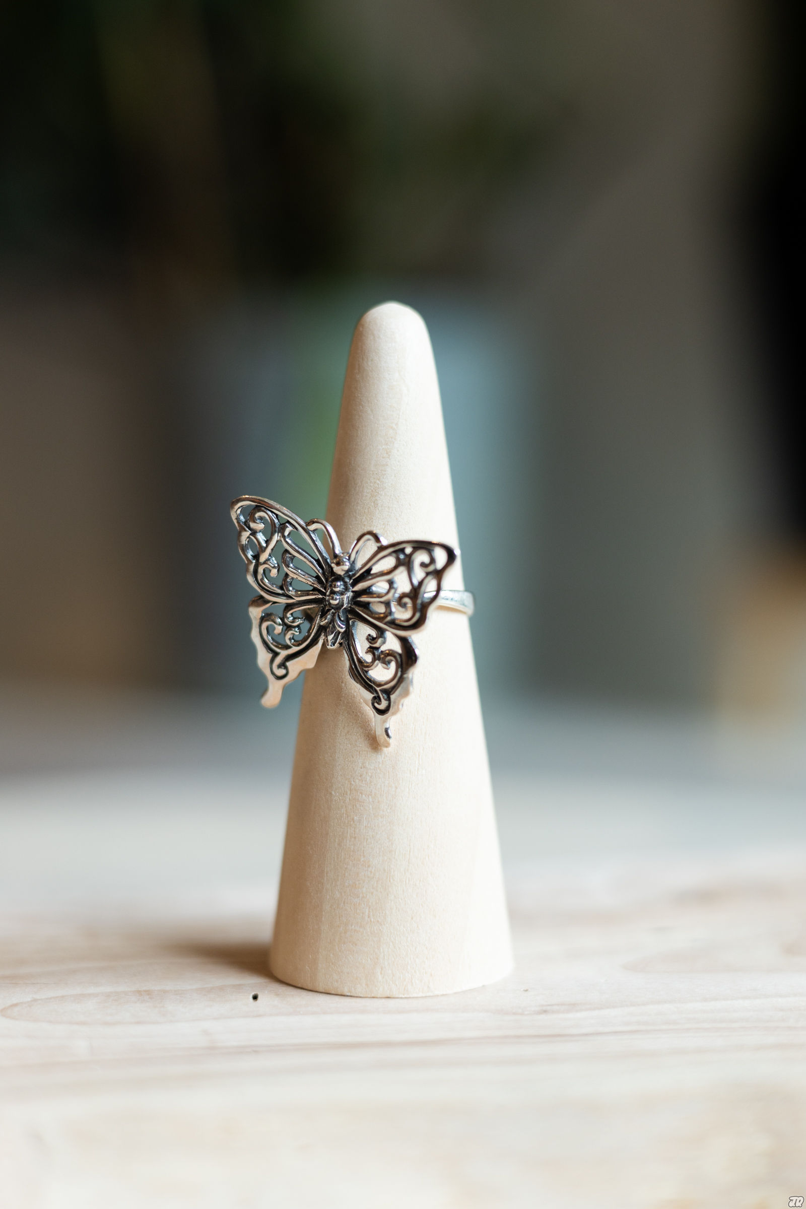 Sterling Silver Butterfly Ring