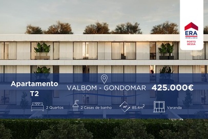 Para venda - Apartamento T2 - Gondomar_