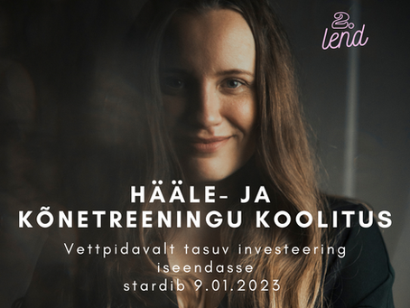 Hääle- ja kõnetreeningu koolitus - Vettpidavalt tasuv investeering iseendasse stardib uuel aastal 