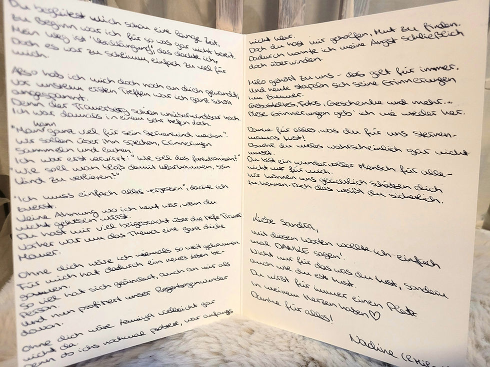 Dankbarkeit in Worten, Farben und Liebe 💛💜🧡