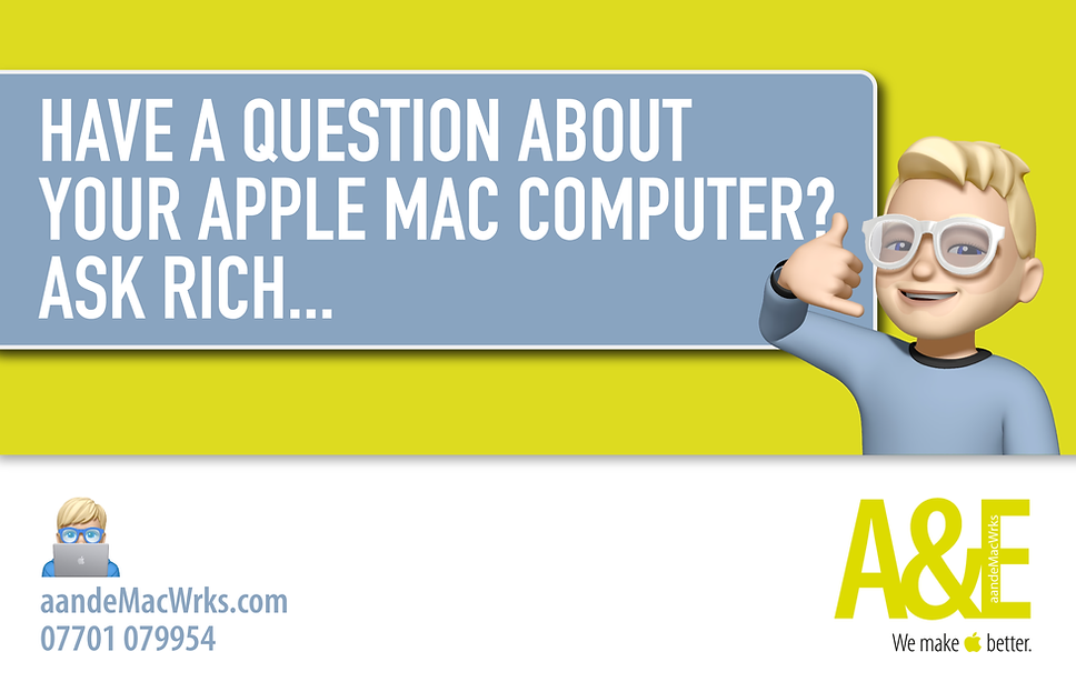 Graphic inviting questions or enquiry