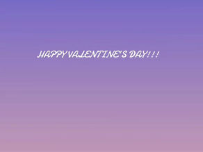 Happy Valentine's Day!