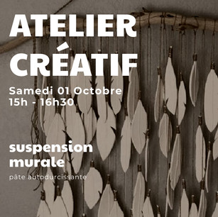 Atelier créatif - Modelage suspension murale