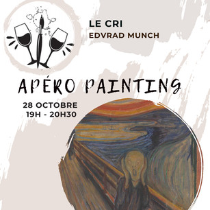 Apéro painting - Le cri d'Edvard Munch
