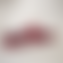 Maroon Waist Bag with Beaded Handle by Edas - Favorite Black Fashion Designers