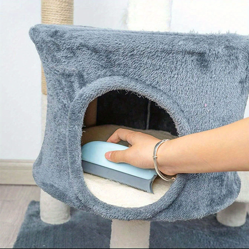 Thumbnail: Effective Pet Hair Remover Brush For Cats And Dogs