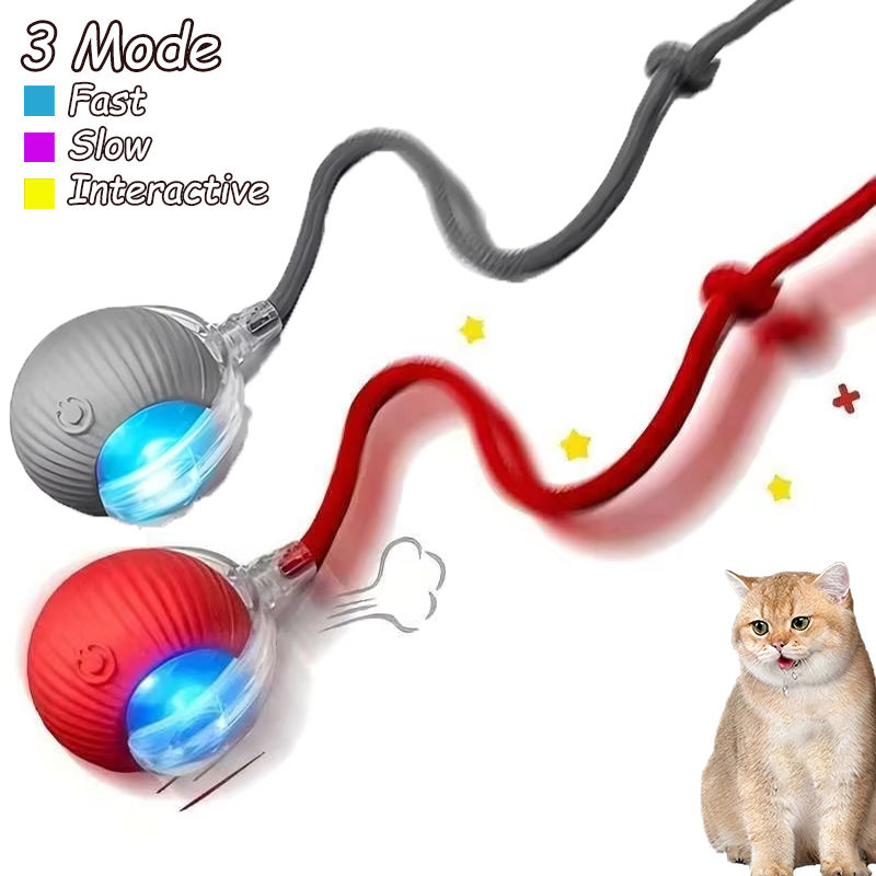 Thumbnail: Cat Interactive Automatic Rolling Ball Rechargeable
