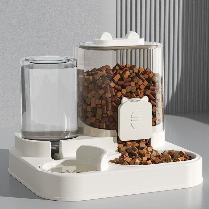 Thumbnail: Automatic Feeder  Food Bowl With Water Fountain