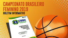 BOLETIM INFORMATIVO: CAMPEONATO BRASILEIRO FEMININO/2019
