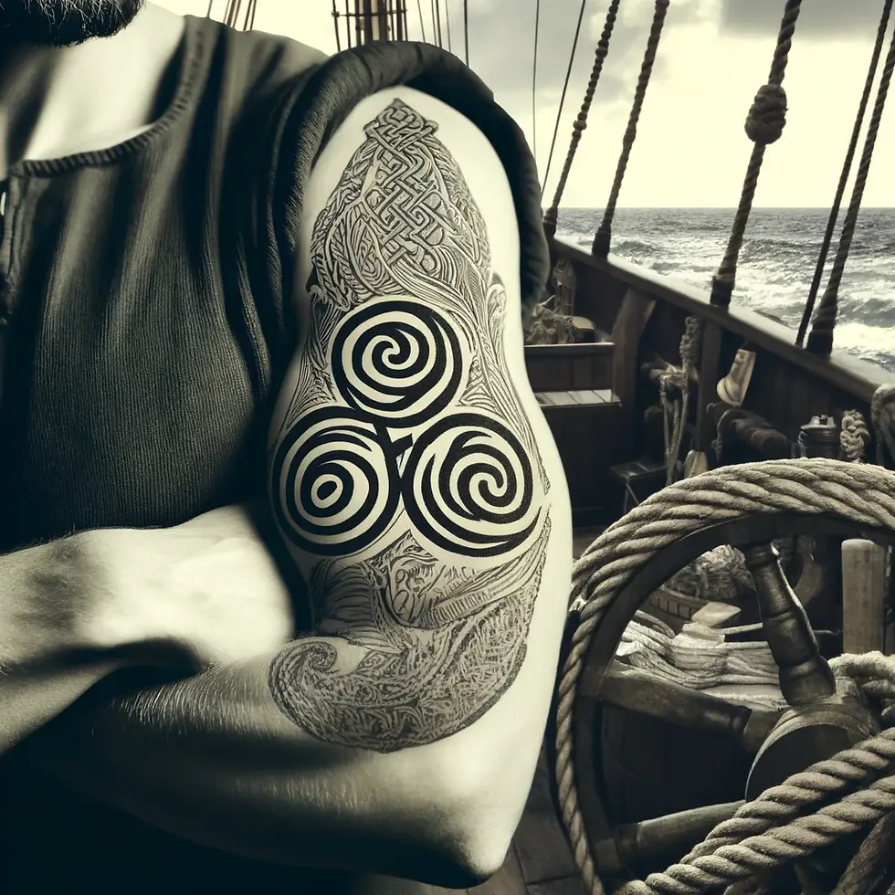 Triskel tatouage