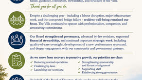 Message from Board Chair
