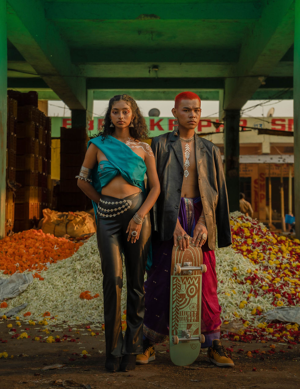 Desi Punk. NIFT Hyderabad's MERAKI magazine's cover page.
