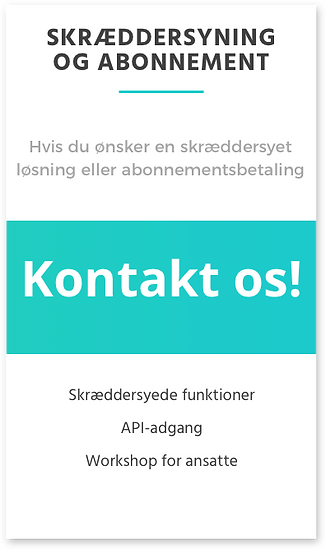 Billetsystem pris ved specialaftaler og abonnement